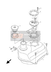 15PF41100033, Serbatoio Carburante Compl., Yamaha, 0